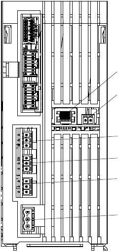 - wejście zasilania pomocniczego AC X4 I/O-Bus X2 24-V-złącze zasilania napięciem dla sterownika X21 przekaźnik błędu K1 X22 przekaźnik wartości granicznych K2 X23 przekaźnik opcjonalny K3 złącze