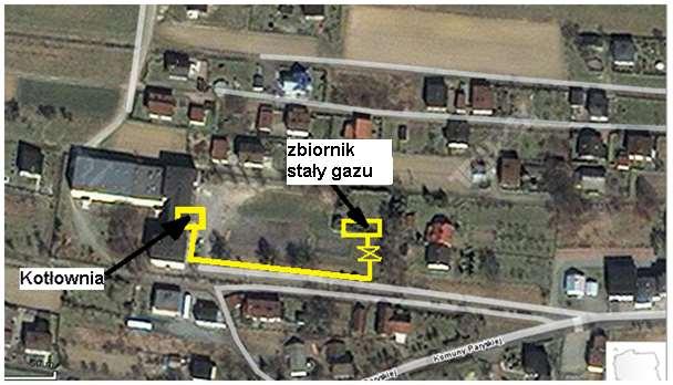 Instalacja do wykorzystania metanu w postaci sprężonej z