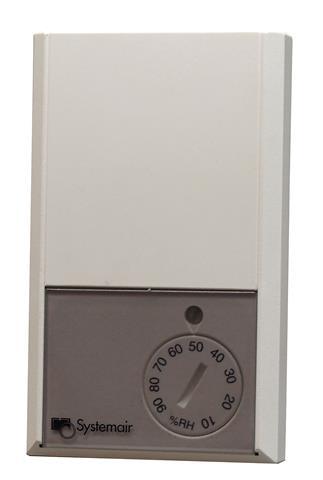 206 Akcesoria elektryczne wentylacyjne 39 HR1 20606 Czujniki i przetworniki HR1 Higrostat pomieszczeniowy IP21 5150 366 MSEX 20609