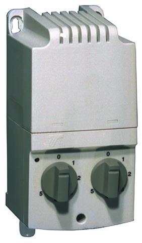 206 Akcesoria elektryczne wentylacyjne 41 REU 20603 Regulatory transformatorowe REU 1.5 REU 3 REU 5 REU 7 Regulator transformatorowy 5-stop.