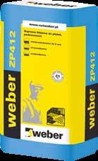 14 59 33 WEBER ZP412 25 kg; do przyklejania płytek ceramicznych wewnątrz i na