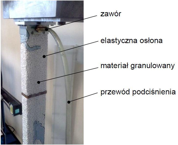 ANALIZA WŁAŚCIWOŚCI TŁUMIĄCYCH STRUKTUR GRANULOWANYCH 9. BADANIA EKSPERYMENTALNE STRUKTURY GRANULOWANEJ.1.