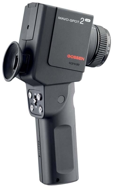 MAVO-SPOT 2 USB Specyfikacja Maksymalna dokładność Pomiar punktowy luminancji z dopuszczalnym kątem 1 w cd/m² lub fl w klasie B wg DIN 5032-7, załącznik B EN 13032-1 i DIN 69 CIE.
