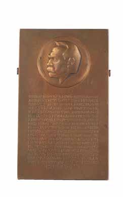 9 500 zł 232 Józef Aumiller (1892 1963) Plakieta Józef Piłsudski