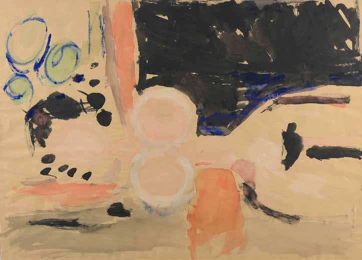 Tadeusz Dominik (1928 Szymanów 2014 Warszawa), Akt, akwarela, papier, 65 47 cm, sygn. l.d.: T.
