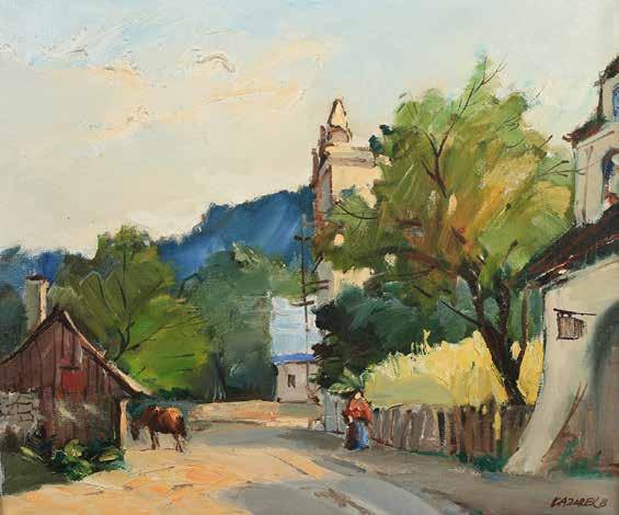 KMITA cena wywoławcza: 1 200 zł 45 Stanisław Jan Łazorek (1938 Aksamanice 2000 Kazimierz Dolny)