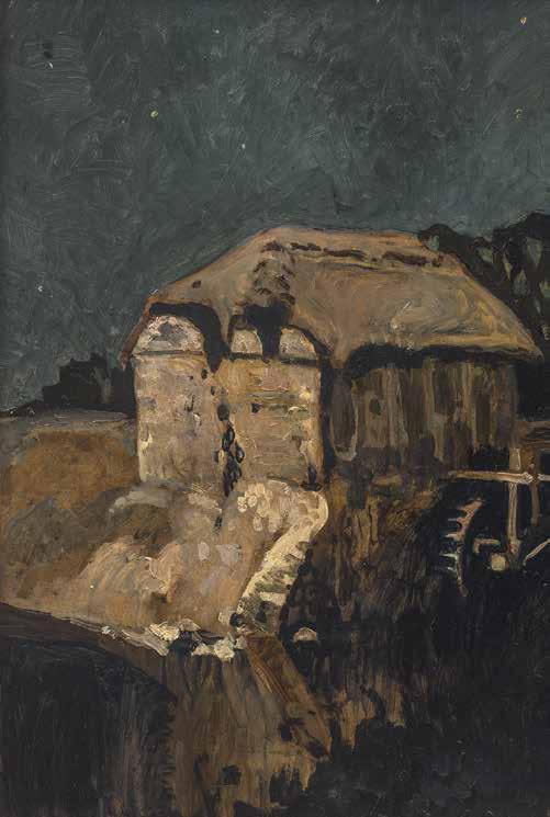70 Kazimierz Sichulski (1879 Lwów 1942 tamże) Młyn motyw z Ukrainy, ok. 1910 r.
