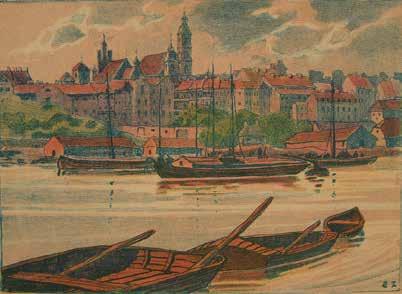 105 Błażej Iwanowski (1889 Jabłonna 1966 Warszawa) Zamek Sypialnia Królewska, 1930 r.