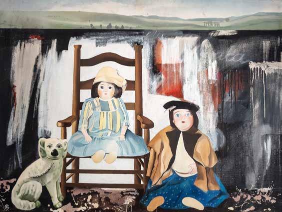 na odwrocie: RENATA GODLEW- SKA/WSPOMNIENIE Z DZIECIŃSTWA OLEJ 1993 R/95 X 130 cena