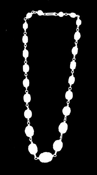171 Łańcuszek ORNO, Warszawa, 1963 1986 srebro, pr. 3, m. 51 g, koral naturalny cena wywoławcza: 1 200 zł 172 Bransoletka ORNO, Warszawa, 1963 1986 srebro, pr.