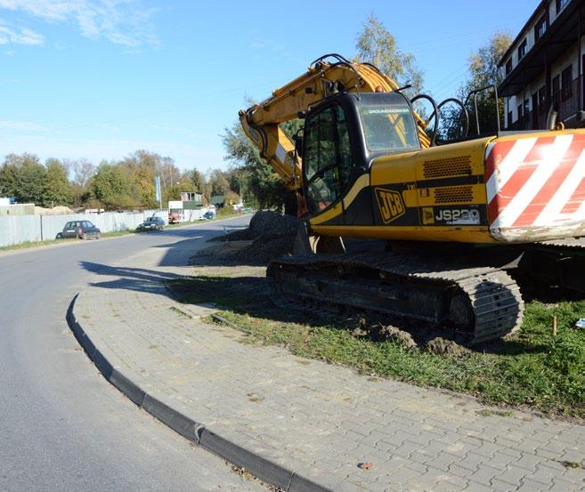 TRWAJĄ PRACE Trwa budowa kanalizacji sanitarnej przy ul. 11 Listopada i ul.