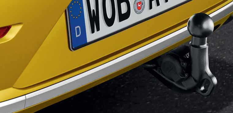Hak holowniczy z wiązką elektryczną Do holowania przyczepy potrzebny jest hak holowniczy.