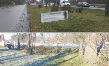 Śmieci nie biorą się znikąd. Razem dbajmyoczystośćwnaszejdzielnicy! W styczniu Zarząd Dróg Miejskich usunął ponad 110 nielegalnych reklam!