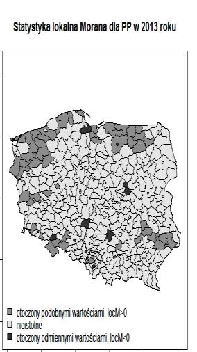 9 Ea Pośpech, Adraa Mastalerz-Kodzs Rysuek. Statystyk lokale Moraa dla zmeych roku 005 Źródło: oblczea łase Rysuek.