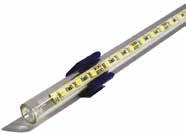 Light Tube Listwy LED Foresti & Suardi Moduł LED w przezroczystej obudowie o średnicy 10 mm W komplecie dwa klipsy umożliwiające łatwy montaż Światło białe o temperaturze 3200 O K Moc: 2W (320 mm)