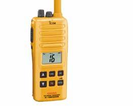 Przenośny radiotelefon VHF GMDSS Icom GM1600E MED 96/98/EC Główne informacje o urządzeniu: Spełnia wszelkie wymagania systemu GMDSS Posiada certyfikat zgodności MED 96/98/EC oraz Wheel Mark Bateria