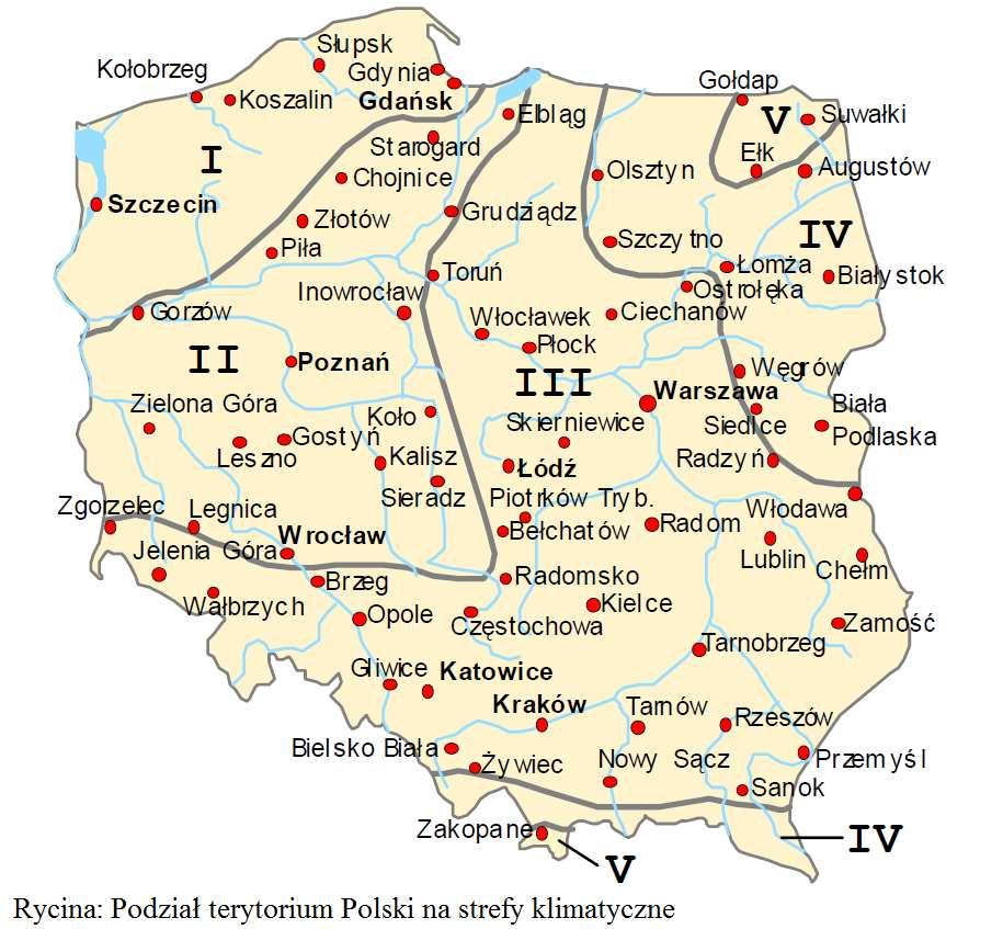 I II III IV V VI VII VIII IX X XI XII Istotne jest, że ostatnie trzy 10-lecia są najcieplejszymi w historii obserwacji klimatu w Polsce, wzrost temperatury powietrza we wszystkich porach roku.
