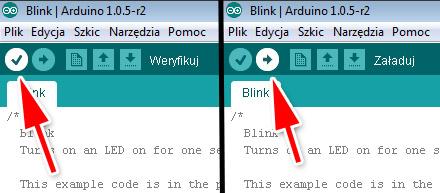 Ostatnie czynności przed uruchomieniem programu. Pierwsza z nich jest odpowiednikiem spotykanego w innych środowiskach Kompiluje.