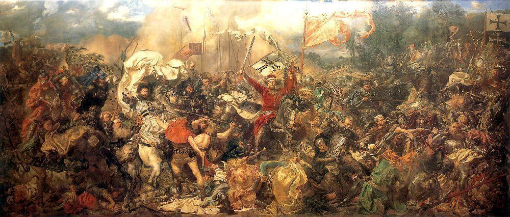 Bitwa pod Grunwaldem R.P. 1410 - obraz Jana Matejko 15 lipca 1410 roku pod Grunwaldem doszło do jednej z największych bitew średniowiecznej Europy.