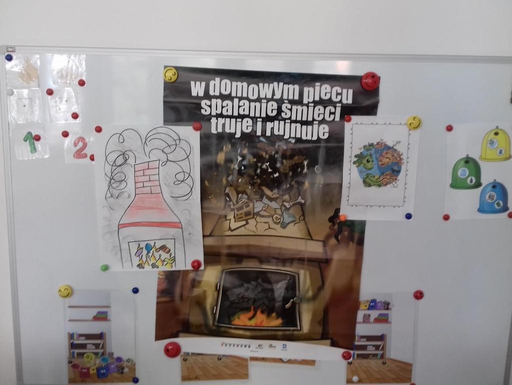 AKCJA ULOTKOWA I PLAKATOWA Akcja ulotkowa i plakatowa miała na celu promowanie m.in. Akcji Zbierania Elektroodpadów, która miała miejsce w przedszkolu w styczniu 2018r.