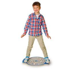 Antypoślizgowy spód gwarantuje bezpieczeństwo zabawy. Wymiary platformy ok. 45-63cm x 37-49cm x 2-7 cm. W zestawie min.