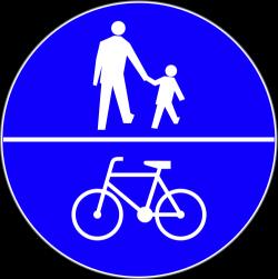 Znak ten umieszcza się bezpośrednio przy wjeździe na drogę dla rowerów.