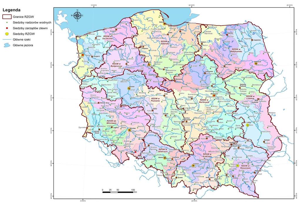 urządzeniami wodnymi, m.in. w szczelnych zbiornikach przeznaczonych do magazynowania wody opadowej.
