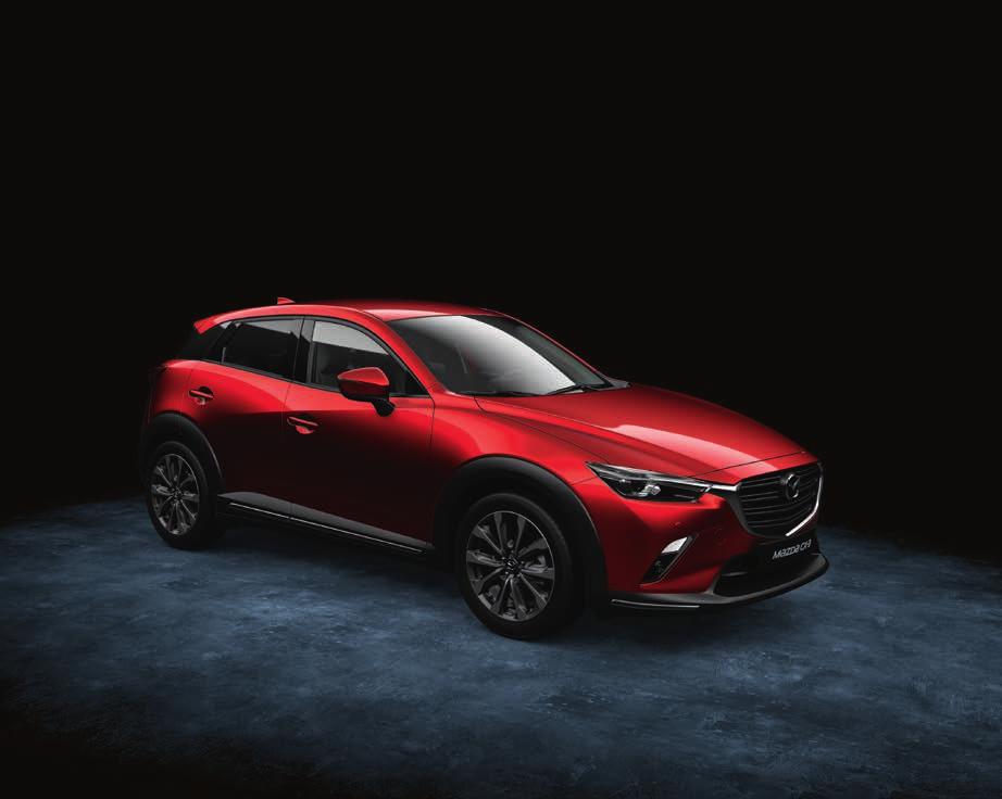 MAZDA CX-3 2018 JINBA ITTAI Kiedy prowadzisz Mazdę, nigdy nie jesteś sam. Samochód i kierowca są w doskonałej harmonii. Jak koń i jeździec. Tę filozofię nazywamy Jinba Ittai.