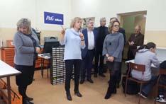 23 Dyrektor Henryka Michalska gościła w Zespole Szkół Ponadgimnazjalnych nr 9 koleżanki i kolegów z Akademii Twórczego Dyrektora Szkoły Zawodowej, powołanej przez Łódzkie Centrum Doskonalenia