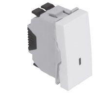 QUADRO 45 45011 S Łącznik 1-biegunowy 45010 S Łącznik 1-biegunowy 45021 S Łącznik 2-biegunowy 45020
