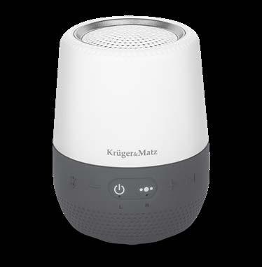 Bateria: 2600 mah Czas odtwarzania muzyki: do 6 h Głośnik: 52 mm Stopień