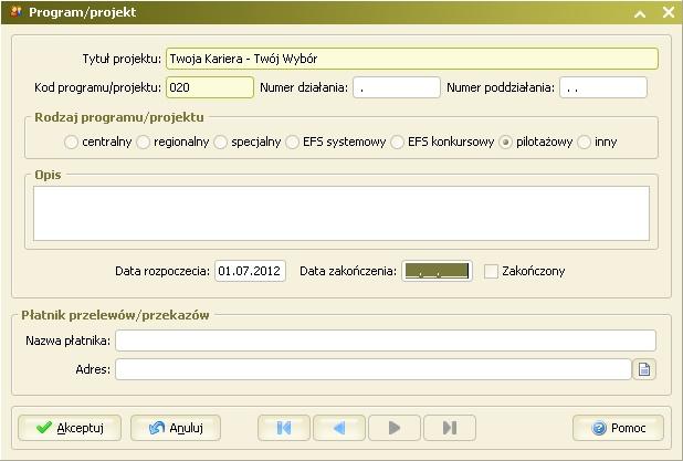 2. IFA - Indywidualne Formy Aktywności 2.1 Dodano obsługę projektu pilotażowego kierowanego do osób, które nie ukończyły 30 roku życia i rejestrują się w urzędzie pracy po raz pierwszy.