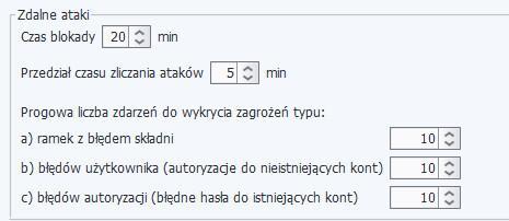 prowadzonej rozmowy. W przypadku zmiany adresu i wyłączonej opcji serwer przerwie transmisję głosu.