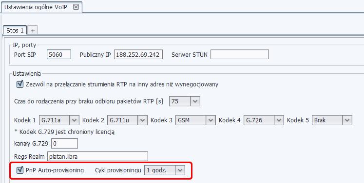 ustawienia czasu (strefa czasowa, czas letni/zimowy) hasło logowania do telefonu VoIP odświeżanie konfiguracji PnP BLF (Busy Lamp Field) zestawy przycisków po wybraniu opcji w ustawieniach