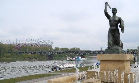 Odcinek Nowy Dwór Mazowiecki-Warszawa. Posiedzenie Grupy Roboczej przy Komitecie do spraw Inwestycji na Śródlądowych Drogach Wodnych.