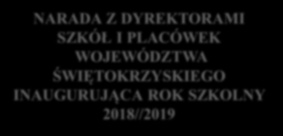 ROK SZKOLNY 2018//2019 Kazimierz Mądzik