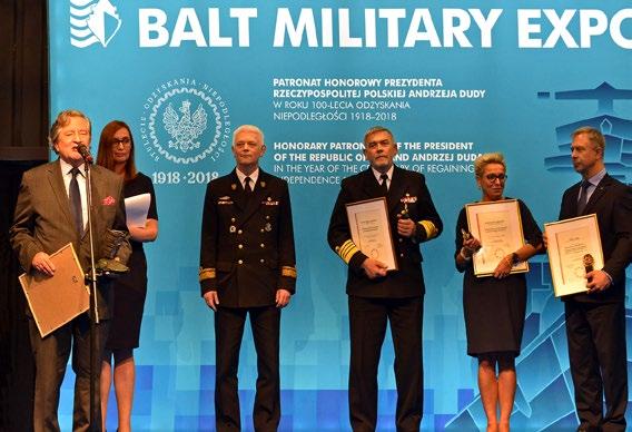 ORP Kormoran obsypany nagrodami na targach Balt Military Expo 2018 Prezes Remontowa Holding SA Piotr Soyka podziękował zarządowi i zespołom ze stoczni Remontowa Shipbuilding oraz konsorcjantom