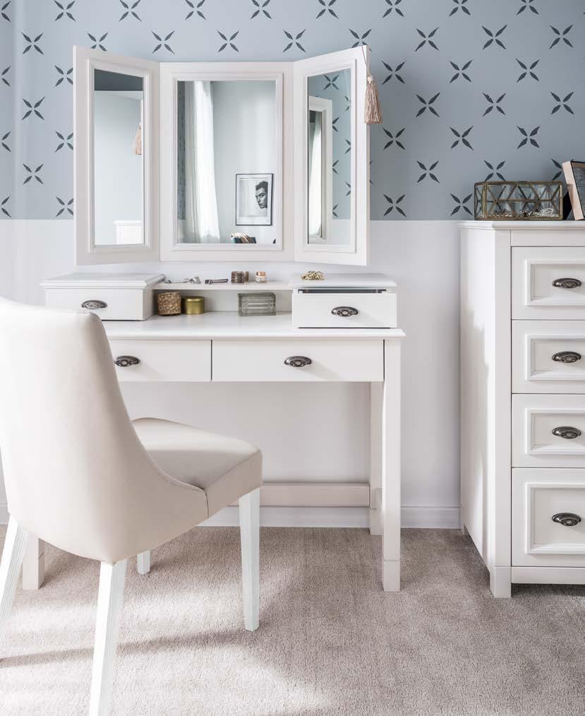 Madison MADISON 74 szafa 4-drzwiowa z 2 szufladami (2 drzwi z lustrem) 192 x 210 x 61 cm 4 door wardrobe with 2 drawers (2 doors with mirror) 192 x 210 x 61 cm MADISON 70 lustro wolnostojące z 1