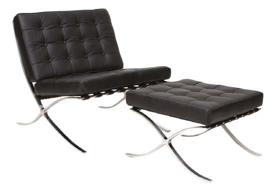 Kolekcja Barcelona to meble, które powstały na wzór projek- SOFA BA2 KOLEKCJA BARCELONA tu z 1929 roku znanego architekta i designera Ludwiga Mies van der Rohe.