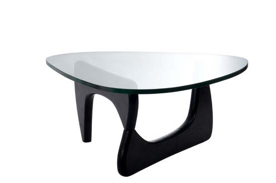 ORZECH RING W42 cm x S115 cm x G65 cm Designerski stolik Ring o miękkich i nowoczesnych kształtach czaruje wyglądem.