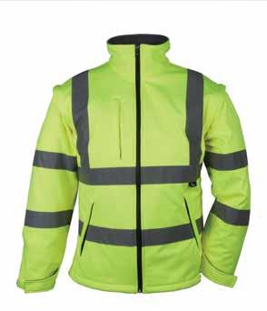 wodoodpornego materiału Softshell Wodoodporny zamek Odpinane rękawy Przy mankietach zapięcia na rzepy