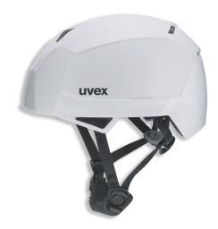 Skuteczność mocowania: kask nie może zsunąć się z głowy uvex pheos alpine uvex perfexxion EN 402 Wysokoskuteczne przemysłowe hełmy ochronne Ochrona użytkownika przed spadającymi obiektami i