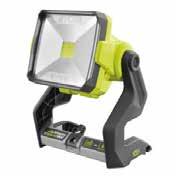 Seria ONE+ oświetlenie Seria ONE+ oświetlenie R18ALH-0 Lampa hybrydowa 18 V RFL180M Lampa 18 V Możliwość przełączenia z zasilania akumulatorowego na sieciowe dzięki innowacyjnej technologii
