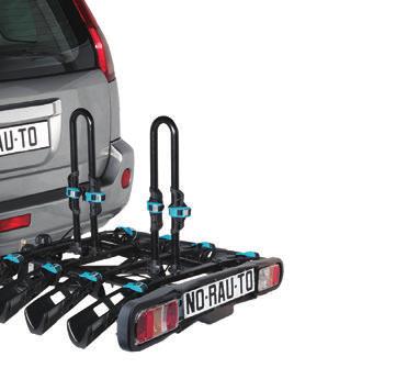 ładowność do 45 kg 249 229 Bagażnik rowerowy na klapę NORBIKE 3 NEW. 3 rowery, 5 lat gwarancji, Ref.