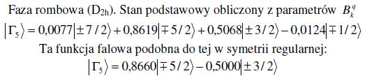 Oddziaływania magnetyczne w układzie jonów Yb3+ w Yb123: ciepło właściwe Porównanie z eksperymentem: Redukcja wysokości piku i przesunięcie do