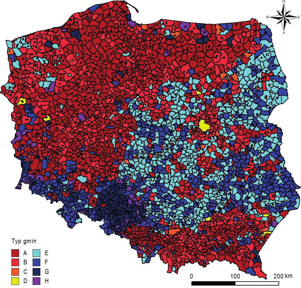Rola poakcesyjnych migracji zagranicznych 55 Do tego typu należały również województwa: małopolskie, podkarpackie, lubuskie, wielkopolskie, zachodniopomorskie, kujawsko-pomorskie, pomorskie,