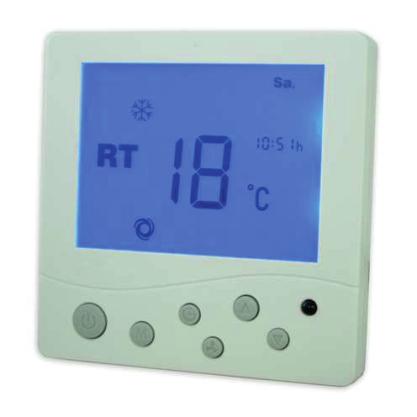 TRYB WYŚWIETLANIA RT - TEMPERATURA BEZ RT - WYDATEK POWIETRZA TEMPERATURA W POMIESZCZENIU DZIEŃ TYGODNIA SCHEMAT PODŁĄCZENIA ZEGAR