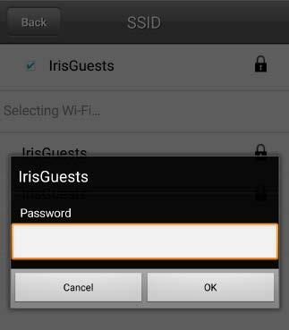 7.5.1 Połączenie z Internetem w czasie pracy z aplikacją i skanerem 1. Przejść do zakładki Home (Główna), następnie kliknąć ikonę Synchronize (Synchronizuj). 2.