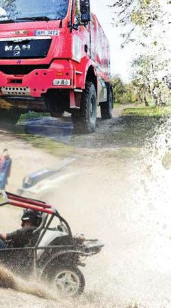 Co więcej, gdy ciężarówkę prowadzi wielokrotny uczestnik Rajdu Dakar w osobie