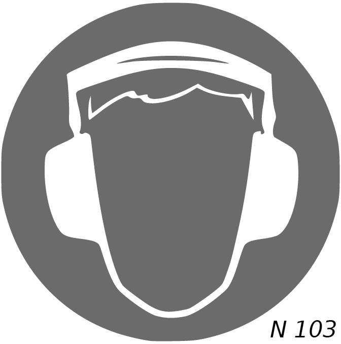 Nakaz stosowania ochrony rąk N-100 Nakaz stosowania ochrony